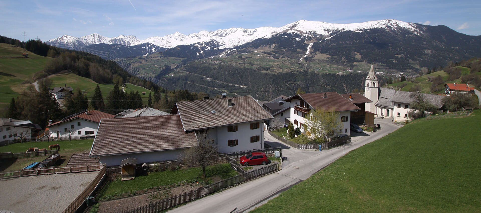 Ausblick vom Haus Karlspitz ins Kaunertal