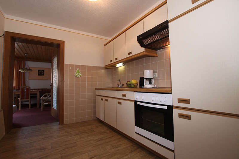 Küchenzeile im Appartement 2 im Haus Karlspitz