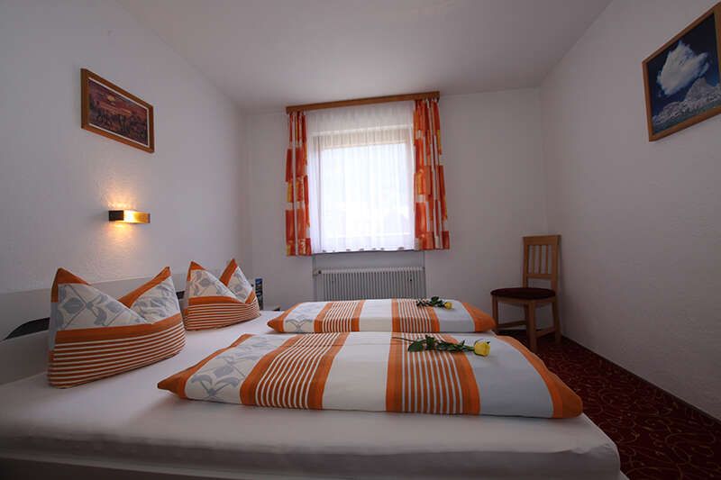 Schlafzimmer im Appartement 2 im Haus Karlspitz im Kaunertal