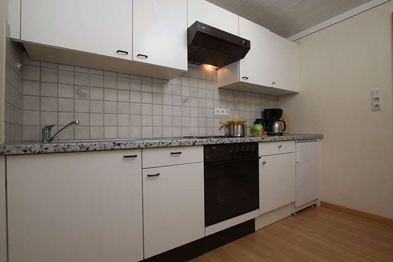 Küche im Appartement 3 im Haus Karlspitz